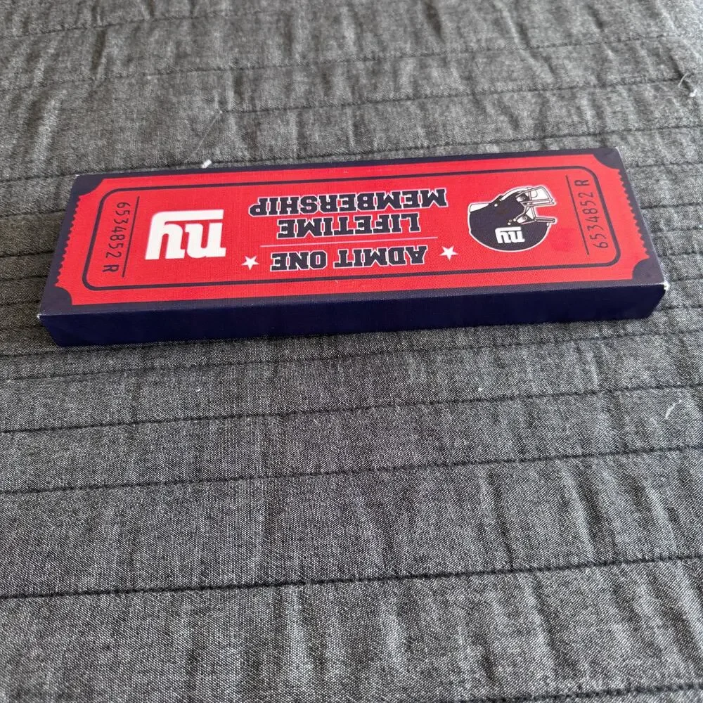 New NFL New York Giants Admit One Lifetime Membership Canvas Decor - 11